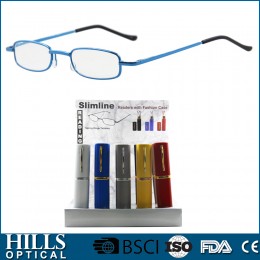 Metal Slim Reading Glasses with Display HMR012